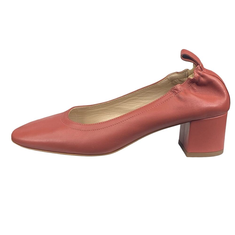 Everlane Women’s The Day Heel Coral Red Slip On Heel Size US 6.5 - Picture 3 of 12